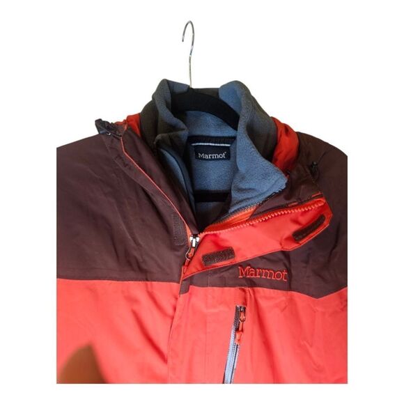 MARMOT Men's Mars Orange Ramble Component Jacket - Size Medium - Picture 3 of 9